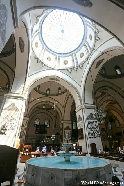 Ablution Fountain at the Grand Mosque of Bursa