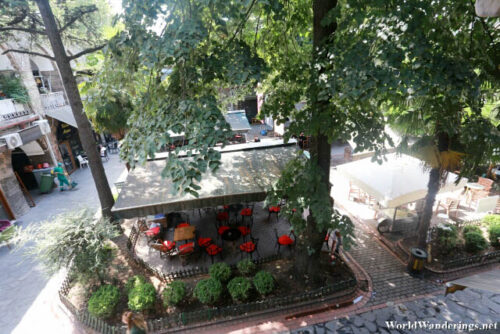 Tree Covered Courtyard at Emirhan