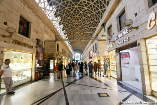 Inside the Grand Bazaar of Bursa