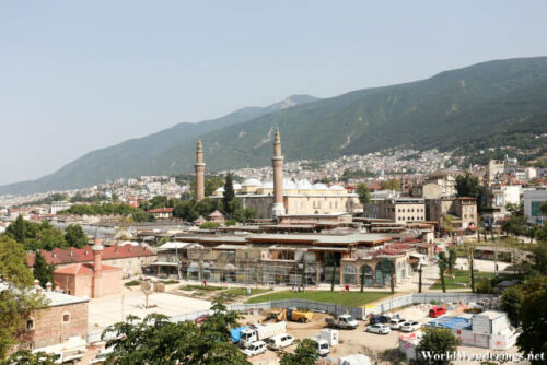 View of the Grand Mosque of Bursa