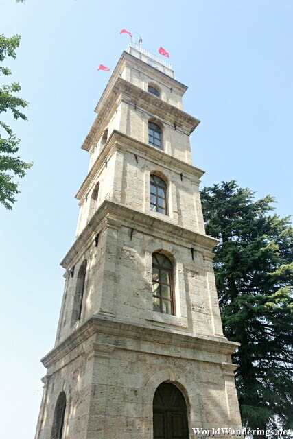 Up Close with the Clock Tower at Tophane Park in Bursa