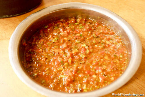 Some Turkish Soup at Baran Et Mangal in Istanbul