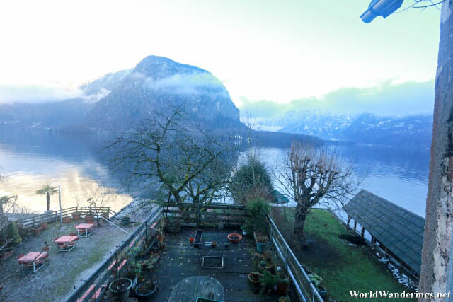 Garden at Gasthof Simony Hallstatt