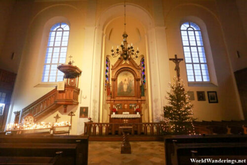 Inside the Evangelical Church of Hallstatt