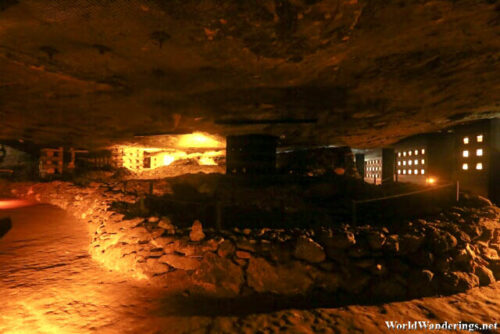 Film Showing Area at the Inner Chamber of the Salzwelten Hallstatt