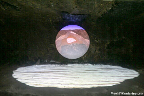 Film Illustraing the Formation of Salt Deposits at the Salzwelten Hallstatt