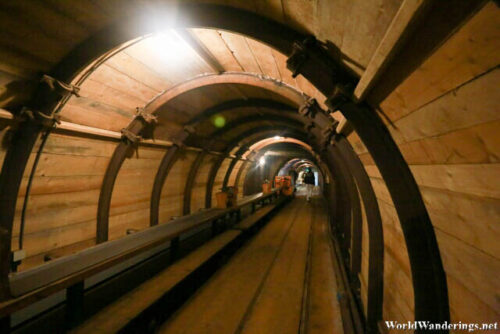 Tunnel Inside the Salzwelten Hallstatt