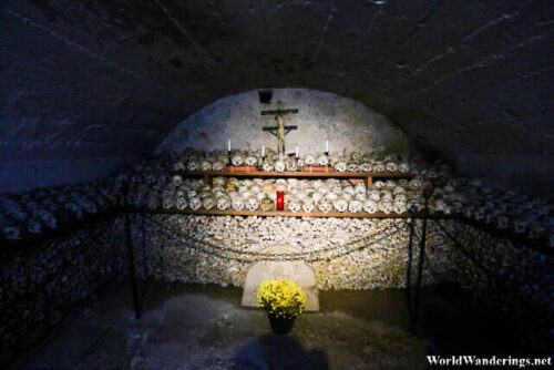 Inside the Chapel of Saint Michael in Hallstatt