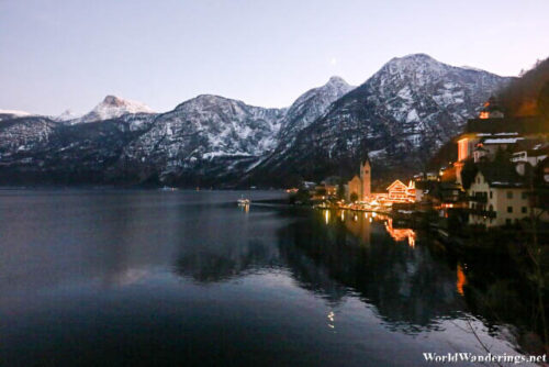 Hallstatt Village at Night