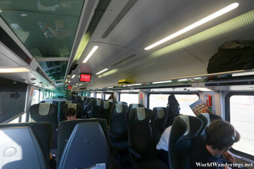 Inside the Train to Innsbruck