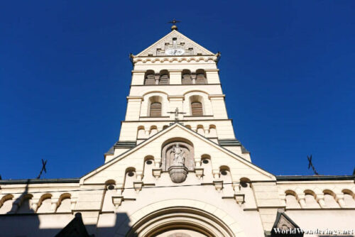 In Front of the Serbian Orthodox Church of Innsbruck