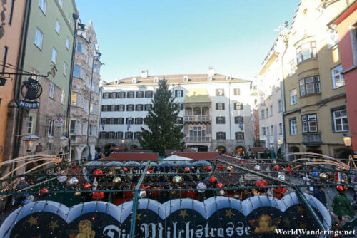 Looking Above the Innsbruck Old Town