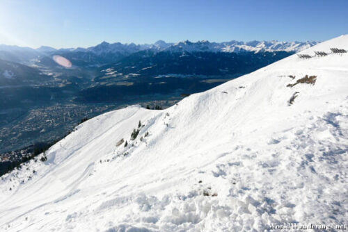 Snow Covered Slope at Seegrube