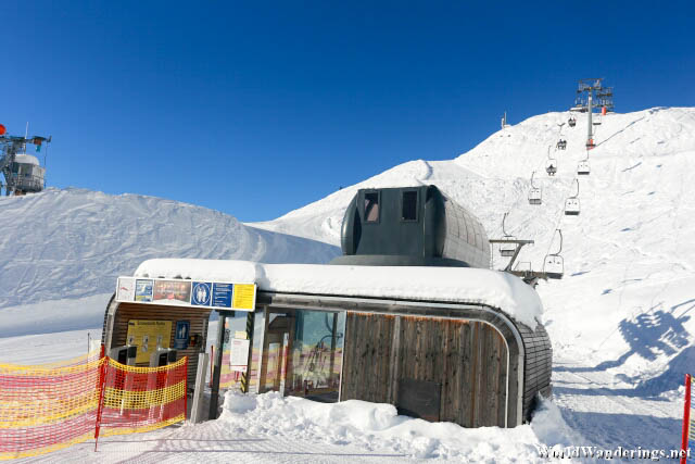 Entrance to the Ski Lift at Seegrube