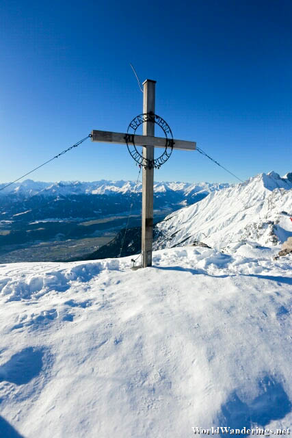 Summit Cross at Hafelekarspitze