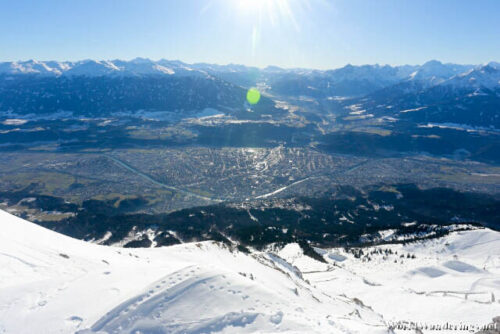 View of the City of Innsbruck from Hafelekar