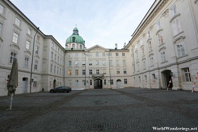 Inner Courtyard at the Hofburg Innsbruck