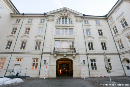 Entrance to the Hofburg Innsbruck