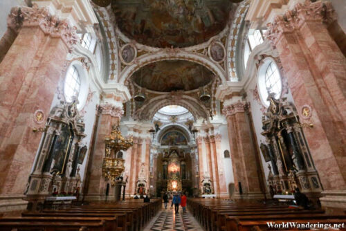 Inside the Dom Saint Jakob in Innsbruck