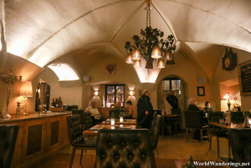 Inside Restaurant Goldener Adler Innsbruck