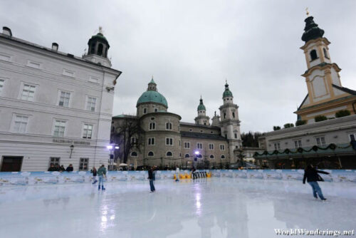 Ice Skating Rink in Salzburg