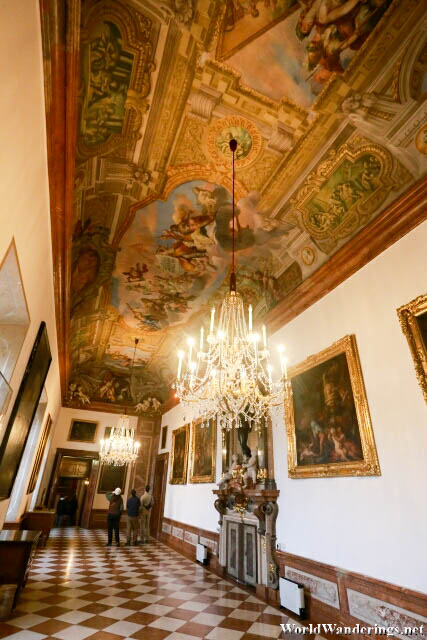 Walking Through the Picture Gallery at the Salzburg Residenz