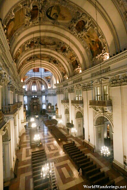 Inside the Salzburg Cathedral