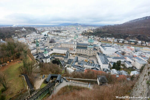 View of Salzburg from Hohensalzburg Fortress