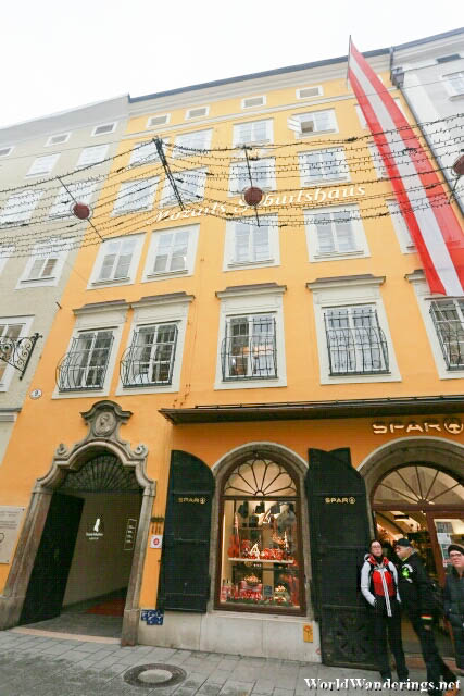 The Building Where Wolfgang Amadeus Mozart was Born