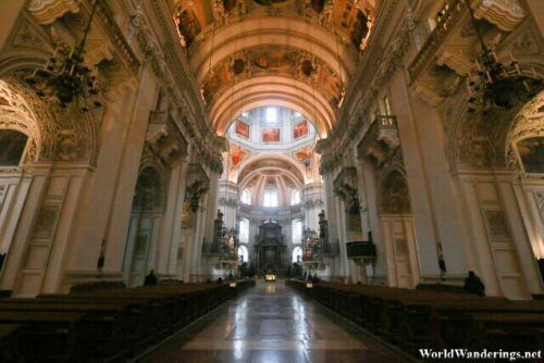 Inside the Salzburg Cathedral