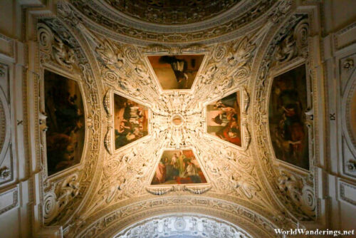 Details of An Arch in the Salzburg Cathedral