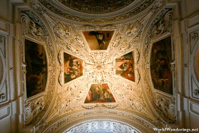 Details of An Arch in the Salzburg Cathedral