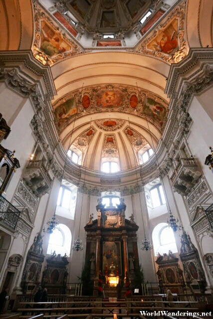 Inside the Salzburg Cathedral