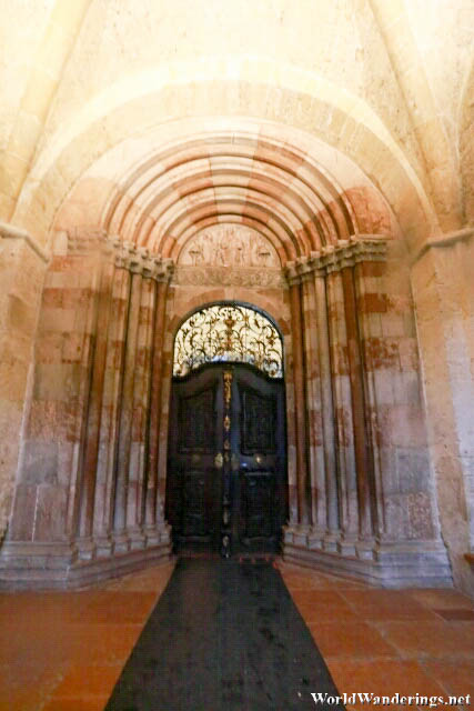 Going in the Abbey of Saint Peter in Salzburg