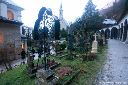 Walking Through the Cemetery of the Abbey of Saint Peter in Salzburg