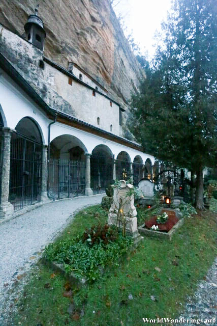 Mausoleums at the Cemetery of the Abbey of Saint Peter in Salzburg