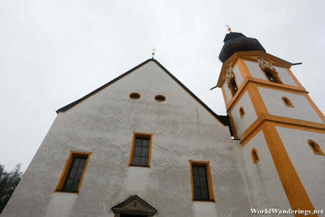 Outside Werfen Church