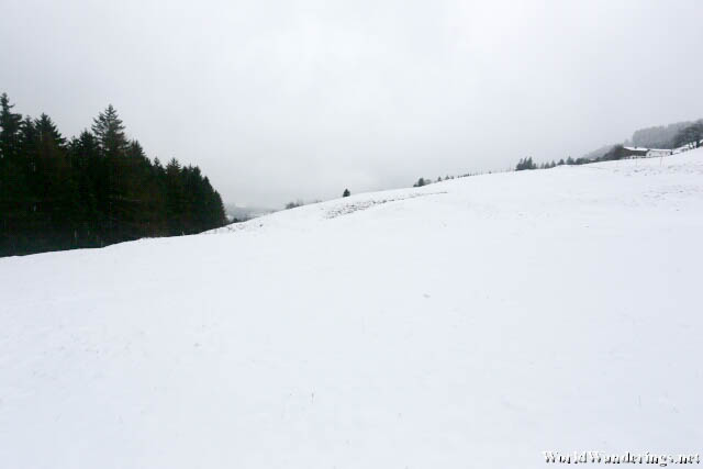 The Hills are Covered with Snow at Werfen