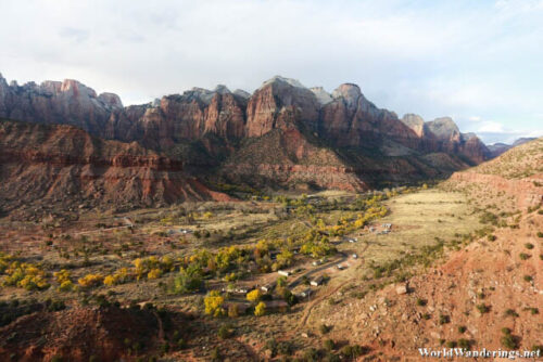 View from the Watchman's Trail in Zion National Park