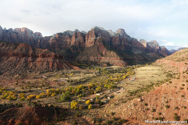 View from the Watchman's Trail in Zion National Park