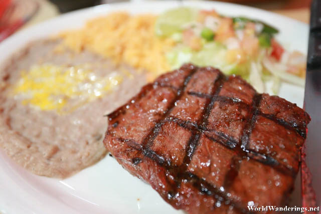 Carne Asada at Las Lupitas Mexican Grill