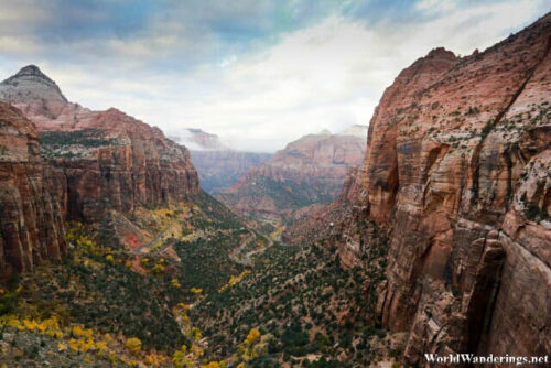 View from Canyon Overlook at Zion National Park