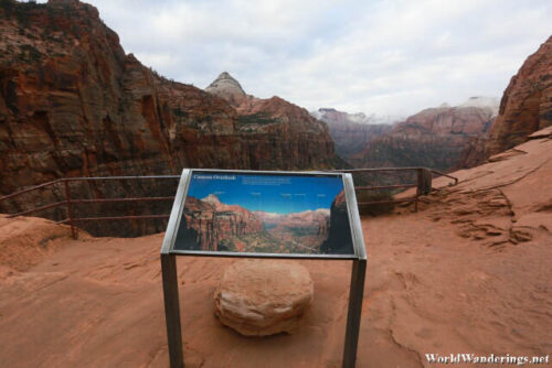 Canyon Overlook Viewpoint at Zion National Park