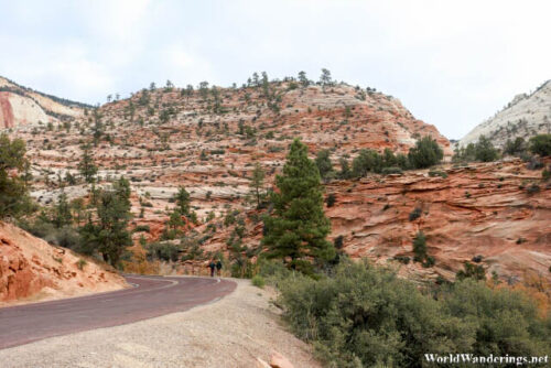 Beautiful Scenery on the Way Out of Zion National Park
