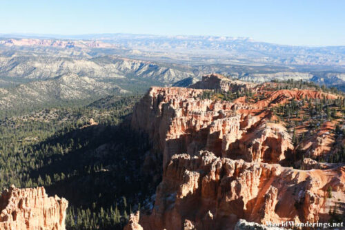 View from Rainbow Point at Bryce Canyon National Park